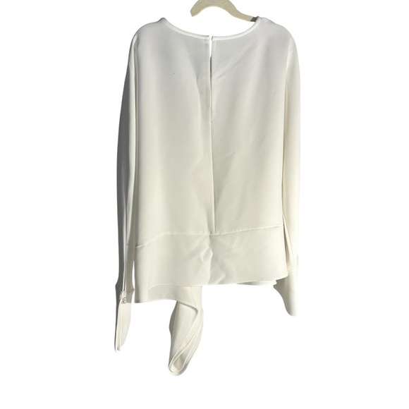 Purification Garcia Crew Neck Long Sleeve Bell Ruffle Cuffs Waist Tie Sz 40 - Picture 5 of 10